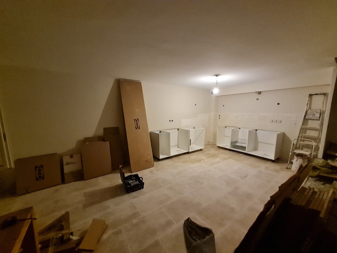 Montage cuisine - avant